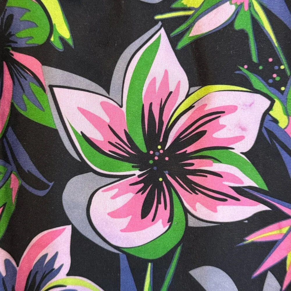 Adidas bright floral joggers girls size 14 sporty athletic activewear barbiecore
